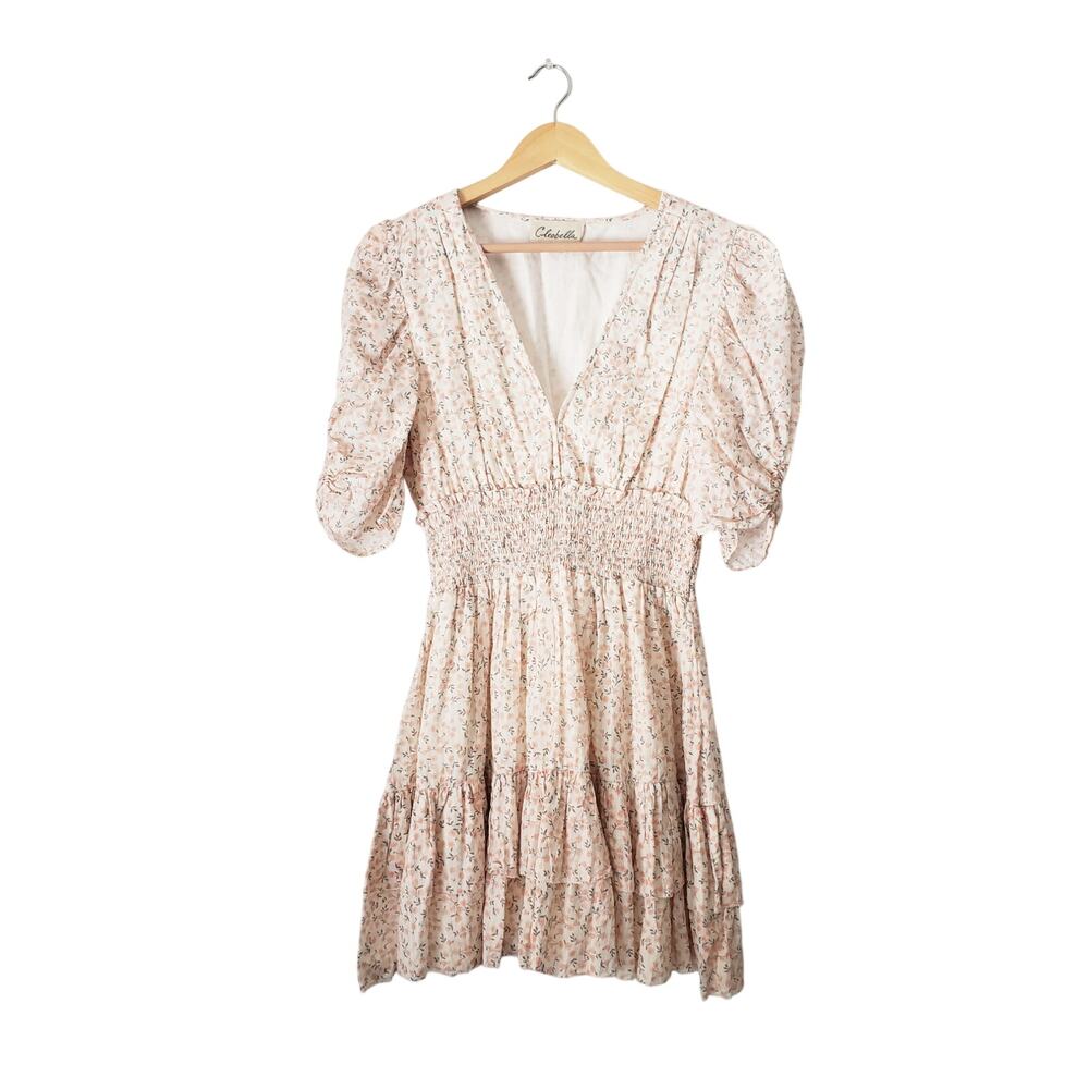 Cleobella Sadie Floral Print Mini Dress Multicolor Size Large